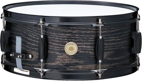 Tama Woodworks Snare Drum - 5.5 × 14 بوصة - Wrap Black Oak in Saudi Arabia