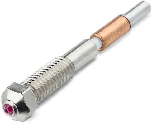 Bimetal Ruby Nozzle 0.4mm for QIDI Plus 4 3D Printer, Hardened & Abrasion Resistant for Precision Additive Manufacturing in Kuwait