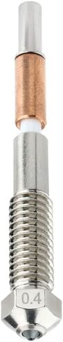 Bimetal Ruby Nozzle 0.4mm for QIDI Plus 4 3D Printer, Hardened & Abrasion Resistant for Precision Additive Manufacturing in Saudi Arabia