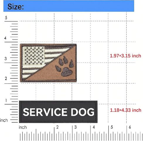 Service Dog Patch, Do Not Pet, Best Friend, in Training, Emotional Support Patch, (Medium-8 Pcs) in Saudi Arabia
