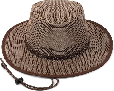 Elias Mesh Breezer Hat for Men & Women - Lightweight Breathable Sun Protection with Wide Brim in Saudi Arabia