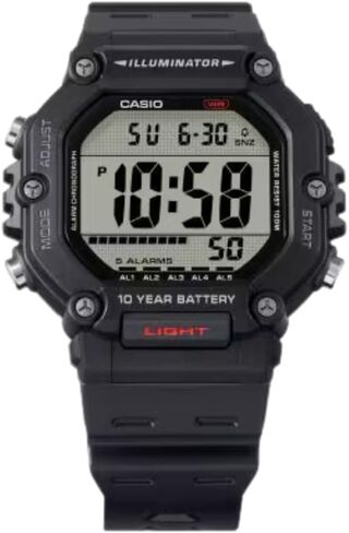 Casio AE-1600H Series | Black | 10-Year Battery | LED Illuminator | Digital Watch in Saudi Arabia
