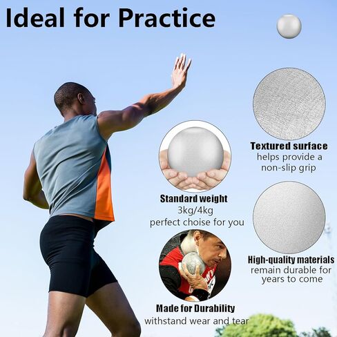 2 pcs pum pum ، 6 jb 8lb 11lb 13lb rout ball pet ball for school track and field means for ourdive practice reming (6.6lb/3 kg 8.8lb/4kg) in Kuwait