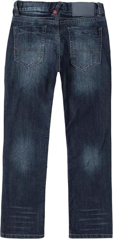Tommy Hilfiger Boys' 5-Pocket Stretch Slim Straight Leg Denim Jean, Zipper Closure, Canyon, 14 in Saudi Arabia