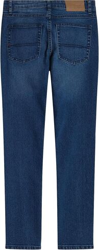 Tommy Hilfiger Boys' 5-Pocket Stretch Slim Straight Leg Denim Jean, Zipper Closure, Canyon, 14 in Saudi Arabia