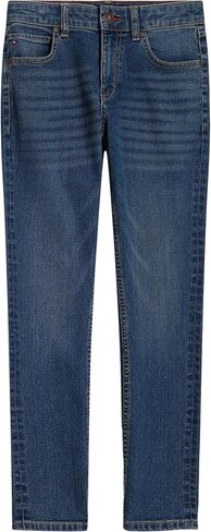 Tommy Hilfiger Boys' 5-Pocket Stretch Slim Straight Leg Denim Jean, Zipper Closure, Canyon, 14 in Saudi Arabia