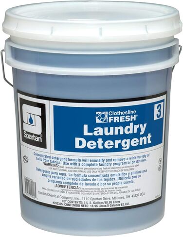 Spartan Clothesline Fresh Laundry Detergent #3-5 Gal in Saudi Arabia