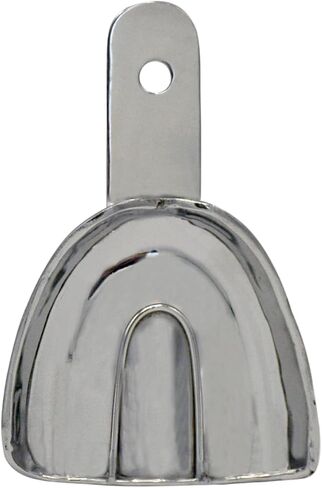 Metal Dental Impression Trays Set Perforated Upper & Lower Edentulous Stainless Steel (10 PCS. XS,S,M,L,XL Perforated) in Saudi Arabia