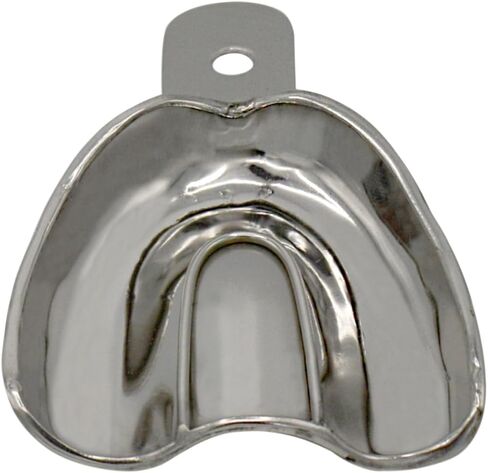 Metal Dental Impression Trays Set Perforated Upper & Lower Edentulous Stainless Steel (10 PCS. XS,S,M,L,XL Perforated) in Saudi Arabia