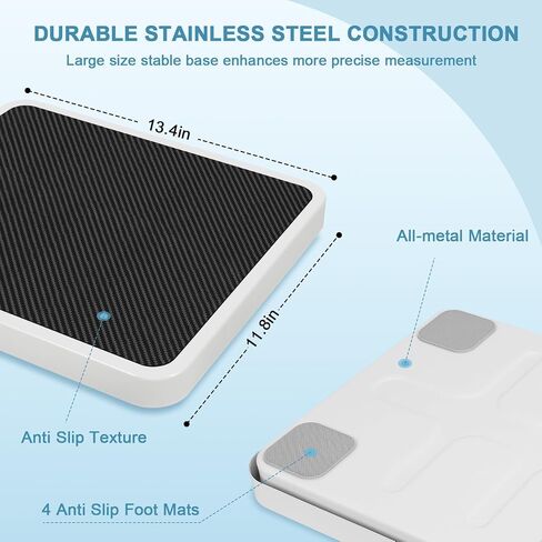 Rechargeable Medical Physician Scale, 660 lb Capacity, Digital Scale for Body Weight with LCD Display, High Accuracy, Switchable kg/lb/oz, Heavy Duty - Doctor Office, Home Use, Ideal Weighting Gift in Saudi Arabia