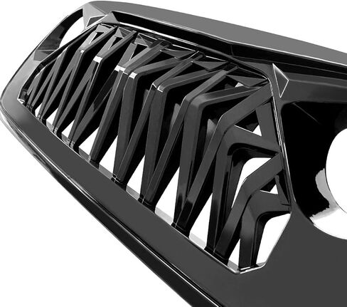 مصبغة أسماك القرش الأمامية متوافقة مع 2018-2025 Jeep Wrangler JL JLU Gladiator JT W/O Trailcam ، Matte Black in Kuwait