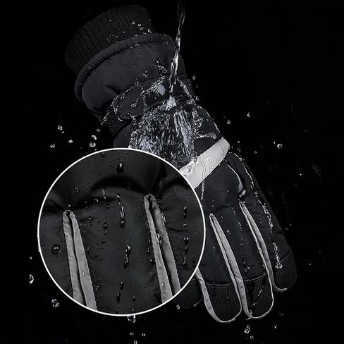 Winter Snowboard Ski Gloves Touch Screen Waterproof Motorcycle Cycling Thermal Warm Snow Gloves Men Women in Saudi Arabia