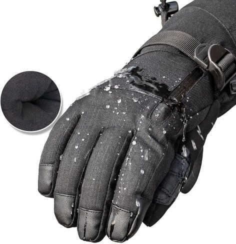 Unisex Ski Gloves Snowboard Mittens Touchscreen Gloves Waterproof Thermal Snow Gloves in Saudi Arabia