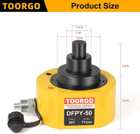 10T 1.0 "/26 مم أسطوانة هيدروليكية ، وذاكرة الوصول العشوائي Porta مع مضخة يد هيدروليكية CP-180 ، أسطوانات الرفع الهيدروليكية in Saudi Arabia