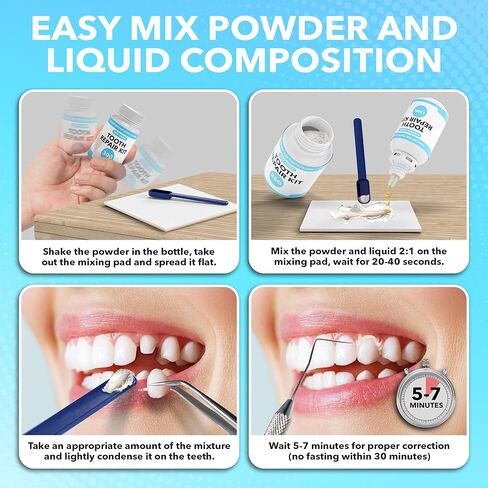 jj care repair kit kit zinc oxide eugenol dental exement ، kit kit kit reportor report touch for tooth ، strem for crown ، bridges and missing tustice in Saudi Arabia