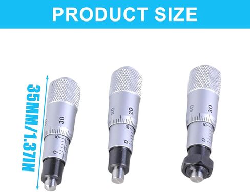 Professional Micrometer Head Carbon Steel High Precisions Micrometer Head Engineering Tool for Inspection Gauge in Saudi Arabia