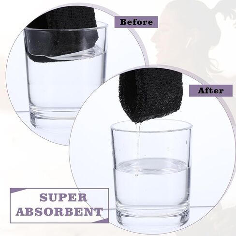 4pcs فرقة العرق للرجال للنساء ، عصابات العرق الرياضية ، عصابات العرق ، عصابات العرق ، تمرين الرطوبة رطوبة الفتل in Saudi Arabia