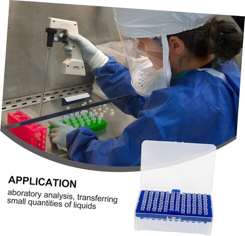 HEALLILY 100pcs Filter Pipette Tips for School Experiments Cytology Molecular Biology High Density Material Filter in Saudi Arabia