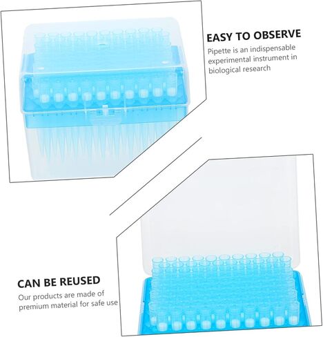 HEALLILY 100pcs Filter Pipette Tips for School Experiments Cytology Molecular Biology High Density Material Filter in Kuwait