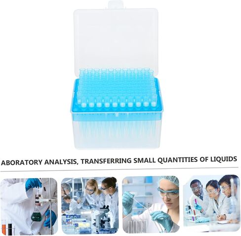 HEALLILY 100pcs Filter Pipette Tips for School Experiments Cytology Molecular Biology High Density Material Filter in Kuwait