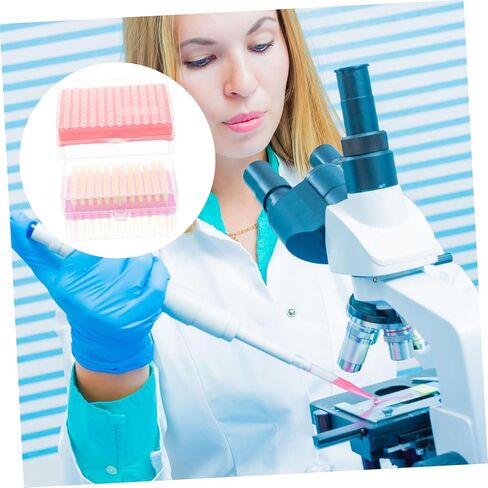 PRETYZOOM Disposable Pipette Tips Filter Lab Liquid Transfer Tools for Scientific Experiments Easy to Use Compact Design Tips in Kuwait