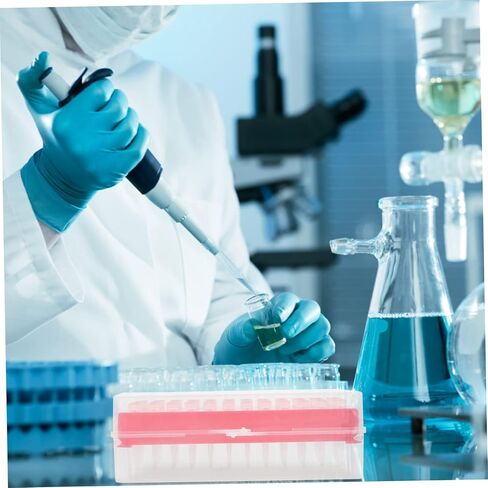 PRETYZOOM Disposable Pipette Tips Filter Lab Liquid Transfer Tools for Scientific Experiments Easy to Use Compact Design Tips in Kuwait