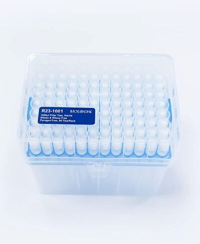 1000ul LTS Pipette Tips, Universal Sterile Pipette Filter Tips RNase/DNase-Free, Non-Pyrogenic, Low-Retention, Autoclavable, Disposable, 96 Tips Per Rack, Pack of 10 Racks(960 Tips) in Saudi Arabia