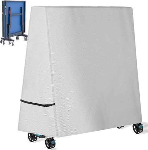 Ping Pong Table Cover 600D Heavy Duty Waterproof for Outdoor & Indoor Foldable 9 x 5 FT Folding Table Tennis Tables in Kuwait