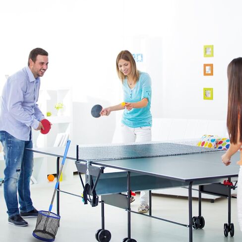 Popetpop Table Tennis Pingpong Balls Collector Pingpong Ball Picker Retriever بطول قابل للتعديل مقبض Net Tennis Tennis لتخزين Multi 99 سم in Saudi Arabia
