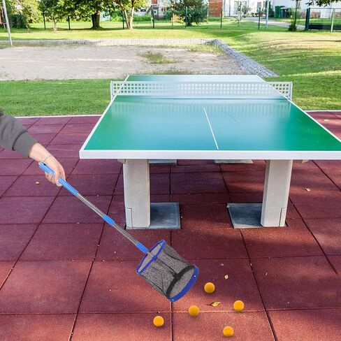 Popetpop Table Tennis Pingpong Balls Collector Pingpong Ball Picker Retriever بطول قابل للتعديل مقبض Net Tennis Tennis لتخزين Multi 99 سم in Saudi Arabia