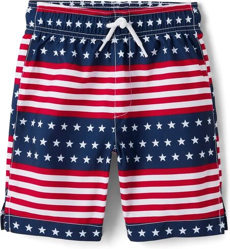 The Children's Place,Boys,Swim Trunks,American Flag,Small in Saudi Arabia