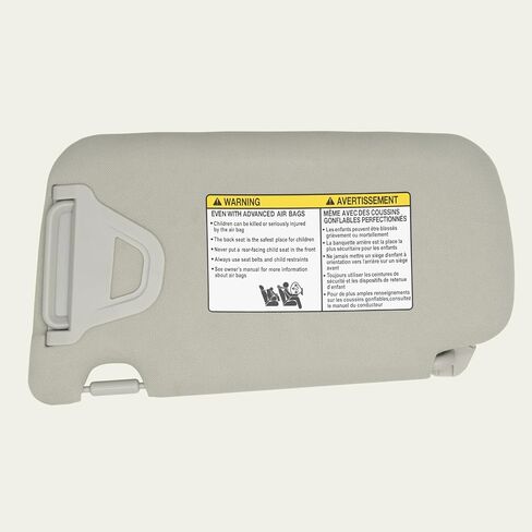 سائق جانب Sun Visor متوافق مع Nissan Sentra 2013-2019 Sun Shade بدون استبدال الضوء 96401-4at7a اللون: رمادي in Kuwait