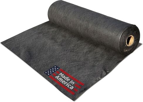 Heavy-Duty Sandbaggy Non-Woven Geotextile Landscape Fabric Roll, Made in USA, Lightweight Weed Barrier, UV Protected, 100 Lb Tensile Strength, French Drain, Erosion Control (3 ft x 15 ft Roll) in Kuwait