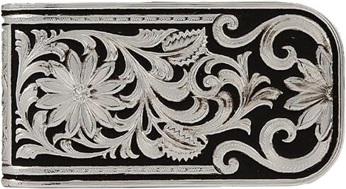 Montana Silversmiths Western Themed Money Clip, Made In USA (Four Aces) in Kuwait