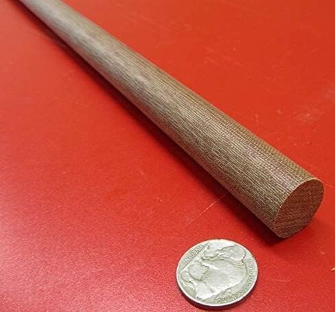 Micarta Canvas CE Phenolic Round Rod .750" (3/4") Diameter x 48" Length 1 Unit in Saudi Arabia