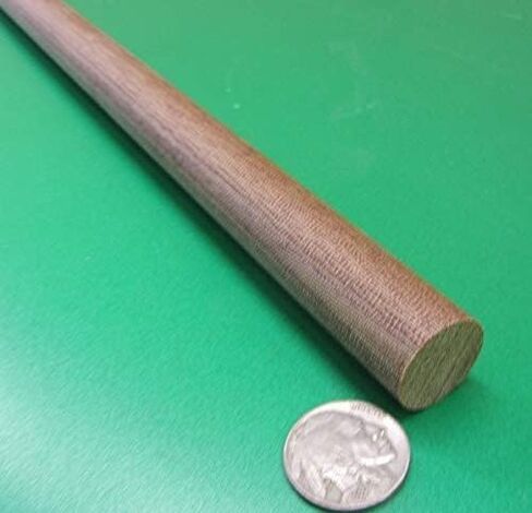 Micarta Canvas CE Phenolic Round Rod .750" (3/4") Diameter x 48" Length 1 Unit in Saudi Arabia
