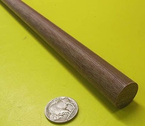 Micarta Canvas CE Phenolic Round Rod .750" (3/4") Diameter x 48" Length 1 Unit in Saudi Arabia