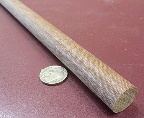 Micarta Canvas CE Phenolic Round Rod .750" (3/4") Diameter x 48" Length 1 Unit in Saudi Arabia