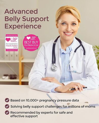 Momcozy Pregnancy Belly Band, CozySupport Ergonest Maternity Belly Band BL in Saudi Arabia