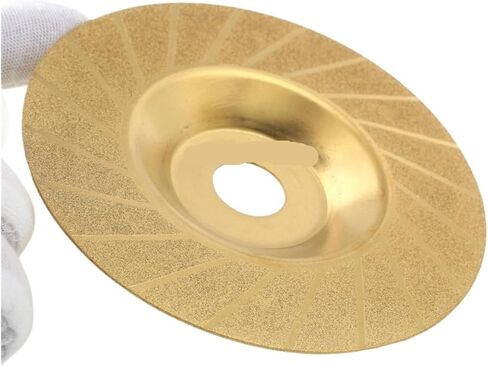 4" inch 100 mm Diamond Coated Titanium Grinding Disc Wheel Convex Threading Angle Grinder Arbor Hole 16 mm 5/8" in Saudi Arabia