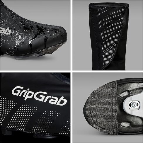 GripGrab Ride Waterproof Road Bike Cycling Overshoes Thin Windproof Adjustable Bicycle Rain Protection Shoe Covers in Kuwait
