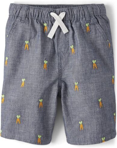 Gymboree,Boys,and Toddler Pull On Shorts,5T,Citrus Chambray in Saudi Arabia