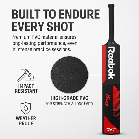 REEBOK Blaze Plastic Cricket Bat (Green) in Saudi Arabia