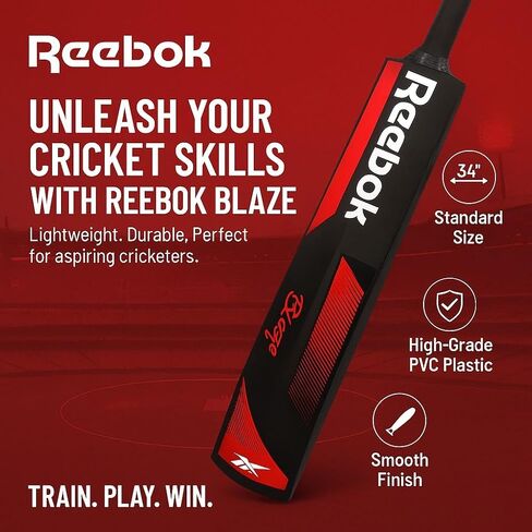 REEBOK Blaze Plastic Cricket Bat (Green) in Saudi Arabia