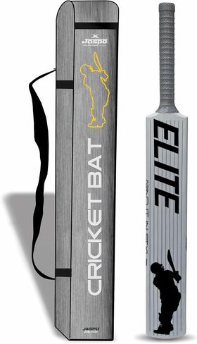 Slog Elite Hybrid Bat, PU Filled Plastic Cricket bat, Premium Hard Plastic Bat, Full Size Bat, 34" X 4.5" inches, for All Ages in Kuwait