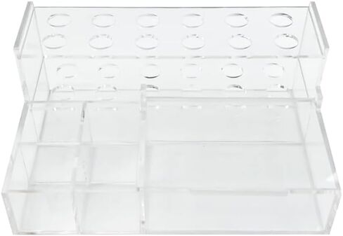 Dental Composite Syringe Organizer, Transparent Multi-Function Acrylic Teeth Syringe Holder for Resin Adhesive Syringes Brush Dispenser Placement Rack Tool (Medium) in Kuwait
