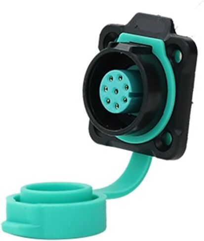 K16 aviation socket 2-3-4 core 5-7-8-9 power outdoor connector square socket connector IP67(K16 B4 Core Square Base 10A500V) in Saudi Arabia