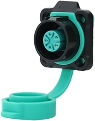 K16 aviation socket 2-3-4 core 5-7-8-9 power outdoor connector square socket connector IP67(K16 B4 Core Square Base 10A500V) in Saudi Arabia