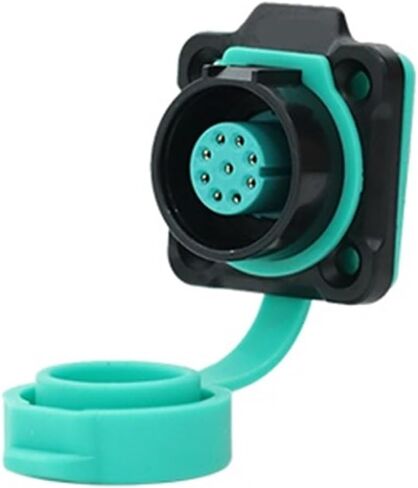 K16 aviation socket 2-3-4 core 5-7-8-9 power outdoor connector square socket connector IP67(K16 B4 Core Square Base 10A500V) in Saudi Arabia