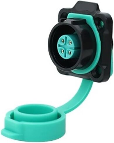 K16 aviation socket 2-3-4 core 5-7-8-9 power outdoor connector square socket connector IP67(K16 B4 Core Square Base 10A500V) in Saudi Arabia